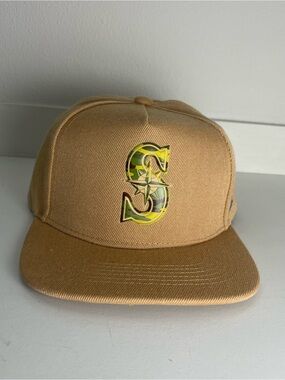 NEW Seattle Mariners Salute To Armed Forces Baseball Cap 2024 Snap Adjustable